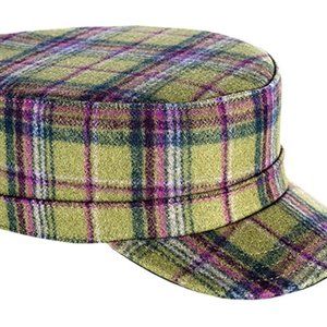 Stormy Kromer Limited Edition Aurora Plaid Flat Top Cap